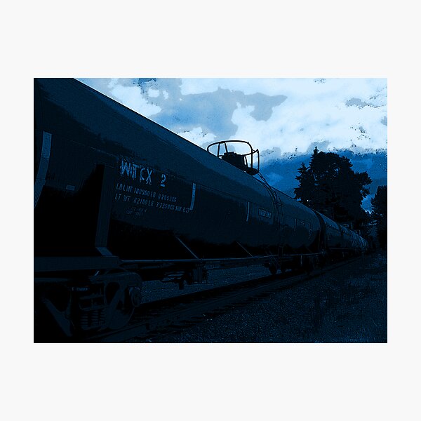 Tie Her to the Tracks Photographic Print