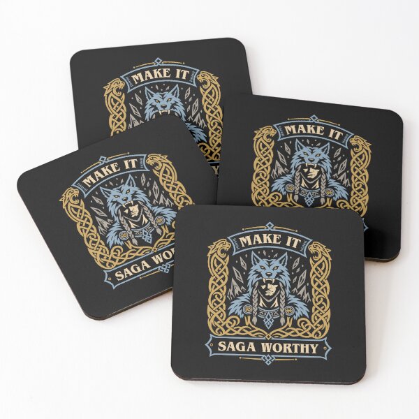 Item preview, Make it Saga Worthy Wolves Wargaming designed and sold by pixeptional.