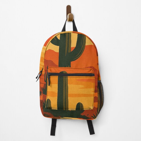 Item preview, Retro Desert Sunset with Saguaro Cactus – Southwest Arizona Landscape designed and sold by GutyzDesignsES.