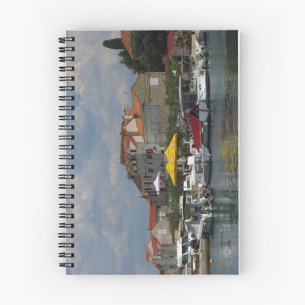 Item preview, Boats & Parasols Zlarin Harbour, Croatia designed and sold by wiggyofipswich.
