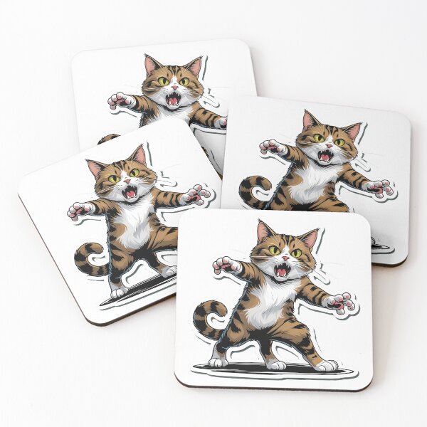 Item preview, Shocked Cat Meme | Funny Cat Reaction designed and sold by decimalades.