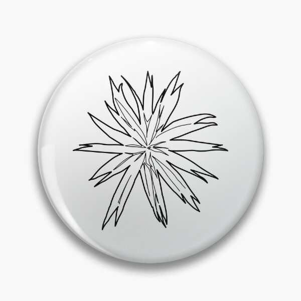 Item preview, Palm top view landscape plan symbol hand drawn architectural yucca and tropical plant sketch for garden site design designed and sold by zanaxxer.