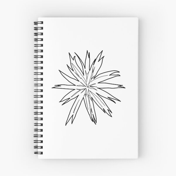 Item preview, Palm top view landscape plan symbol hand drawn architectural yucca and tropical plant sketch for garden site design designed and sold by zanaxxer.