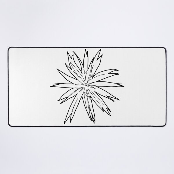 Item preview, Palm top view landscape plan symbol hand drawn architectural yucca and tropical plant sketch for garden site design designed and sold by zanaxxer.