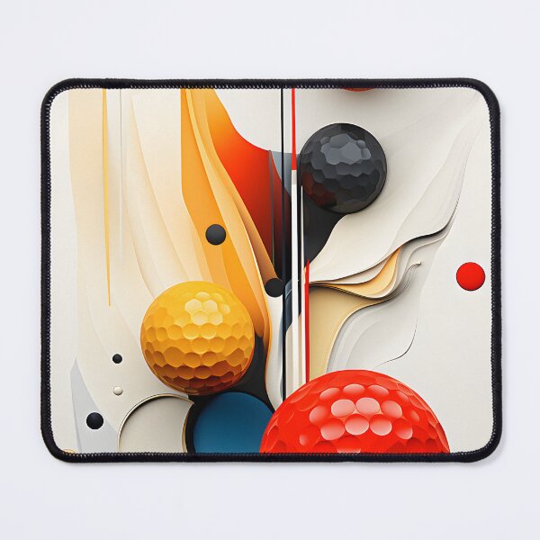 Item preview, Retro Futuristic Geometric Spheres – Mid Century Modern Abstract Art designed and sold by GutyzDesignsES.