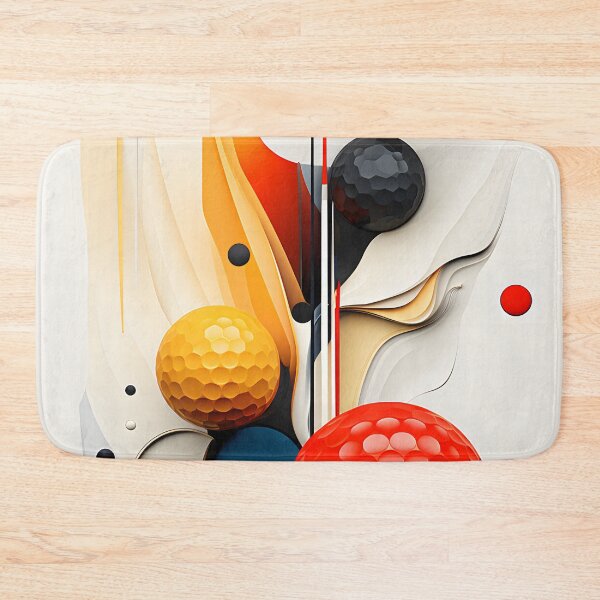Item preview, Retro Futuristic Geometric Spheres – Mid Century Modern Abstract Art designed and sold by GutyzDesignsES.