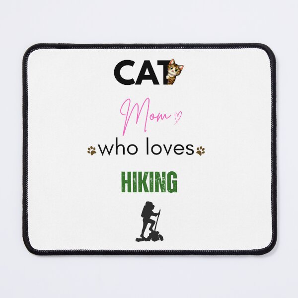 Item preview, Cat Mom Who Loves Hiking designed and sold by PawFitt.