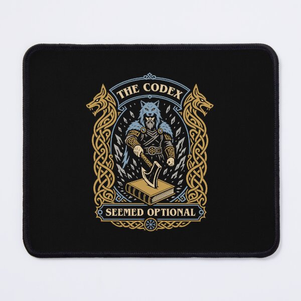 Item preview, The Codex Seemed Optional Funny Wargaming designed and sold by pixeptional.
