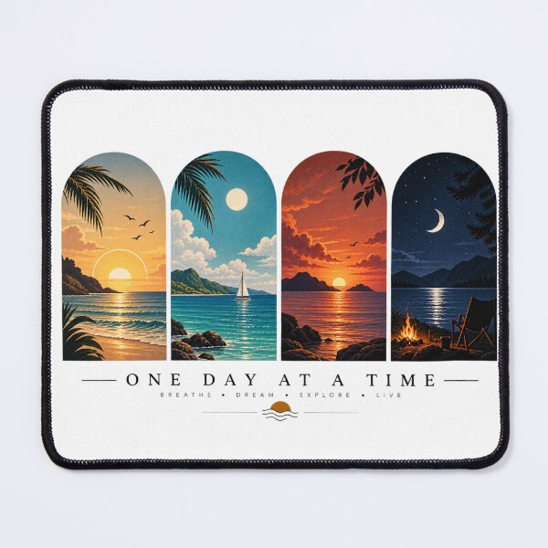 Item preview, One Day at a Time – Tropical Seaside Escape designed and sold by Prime_1.