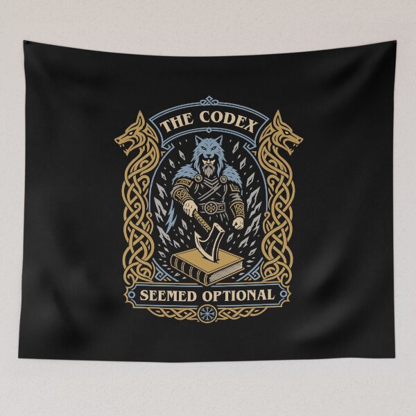 Item preview, The Codex Seemed Optional Funny Wargaming designed and sold by pixeptional.