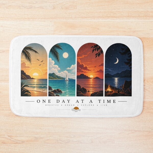 Item preview, One Day at a Time – Tropical Seaside Escape designed and sold by Prime_1.