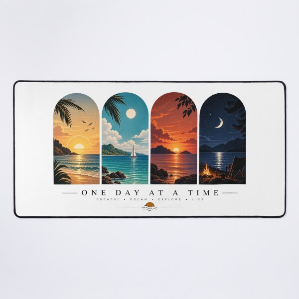 Item preview, One Day at a Time – Tropical Seaside Escape designed and sold by Prime_1.