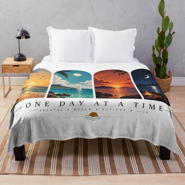 Item preview, One Day at a Time – Tropical Seaside Escape designed and sold by Prime_1.
