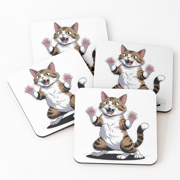 Item preview, Wait What?! Funny Shocked Cat Reaction designed and sold by decimalades.