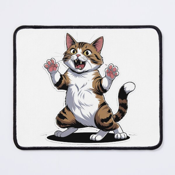 Item preview, Wait What?! Funny Shocked Cat Reaction designed and sold by decimalades.