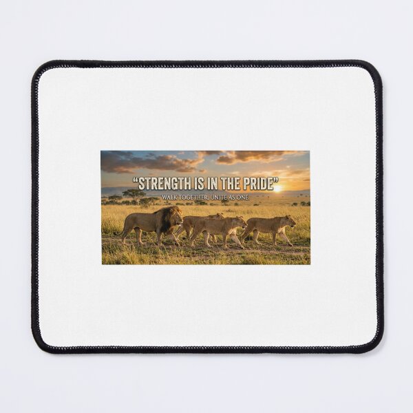 Item preview, Strength is in the Pride - Lion Group designed and sold by Ak-art-shop.