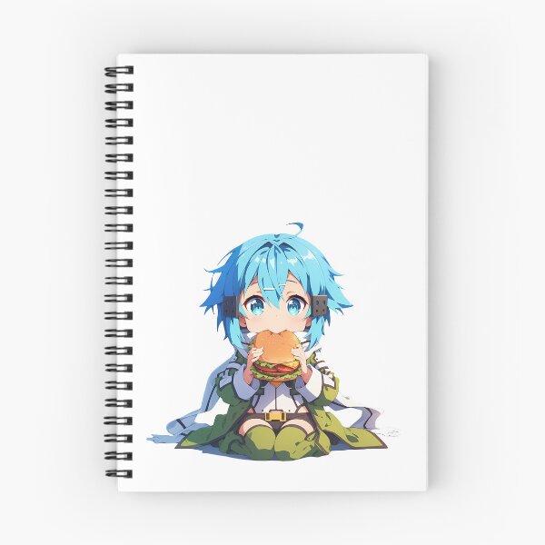 Item preview, Sinon Sword Art Online Chibi Burger Moment With Blue Hair Charm designed and sold by Dashsopaner.