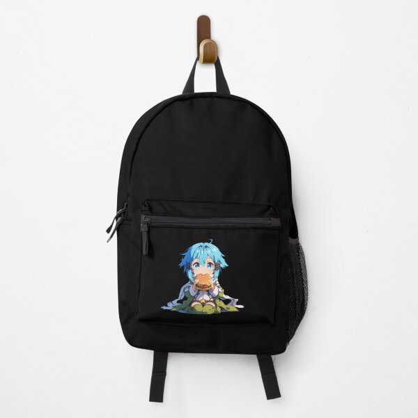 Item preview, Sinon Sword Art Online Chibi Burger Moment With Blue Hair Charm designed and sold by Dashsopaner.