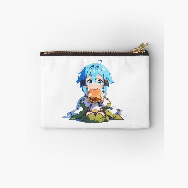 Item preview, Sinon Sword Art Online Chibi Burger Moment With Blue Hair Charm designed and sold by Dashsopaner.