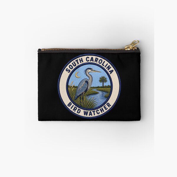 Item preview, South Carolina Bird Watcher – Great Blue Heron Marsh Patch designed and sold by The-Drip-Studio.