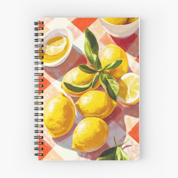 Item preview, Retro Lemon Picnic – Italian Summer Citrus Kitchen Art designed and sold by GutyzDesignsES.