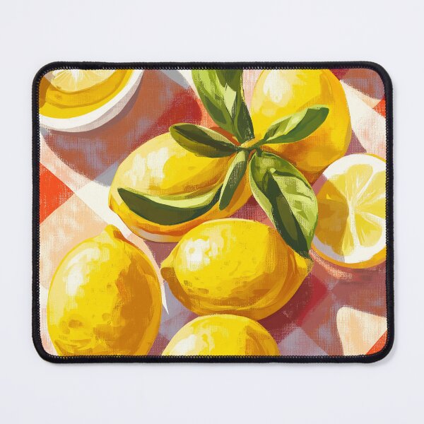 Item preview, Retro Lemon Picnic – Italian Summer Citrus Kitchen Art designed and sold by GutyzDesignsES.