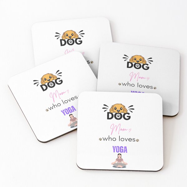 Item preview, Dog Mom Who Loves Yoga designed and sold by PawFitt.