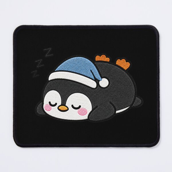 Item preview, Sleepy Penguin Kawaii Embroidery Patch Illustration designed and sold by ColorSplash123.