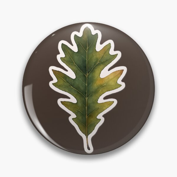 Item preview, Watercolor Botanical Leaves Nature Inspired Collection: Black Oak designed and sold by PinUpPizzazz.