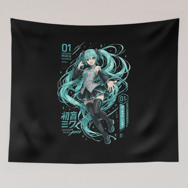 Item preview, Hatsune Miku Shirt, Vocaloid Anime Girl Graphic, Turquoise Hair Virtual Idol, Japanese Music Fan Gift designed and sold by Phirivey.