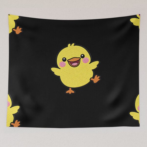 Item preview, Silly Duck Kawaii Embroidery Patch Illustration designed and sold by ColorSplash123.