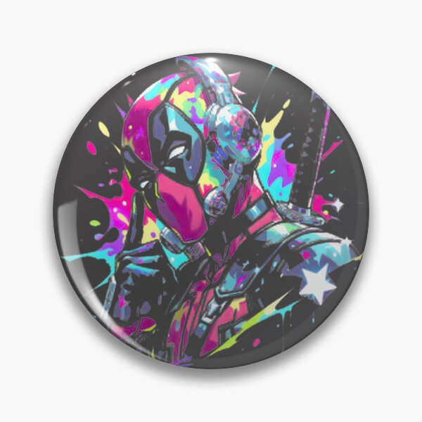 Item preview, Deadpool Neon Graffiti Art ⭐⭐⭐⭐⭐ designed and sold by NewVision-Shop.