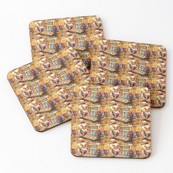 Item preview, Rabbit Lunchroom Feast – Chef Bunny & Carrot Stew Cartoon designed and sold by The Art Queen Of Michigan .
