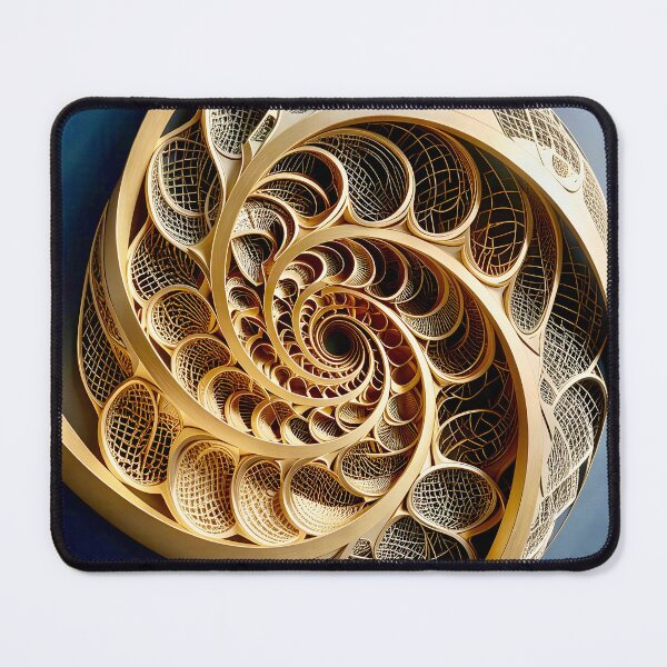 Item preview, Intricate Wooden Spiral Design designed and sold by Vicky Brago-Mitchell®.