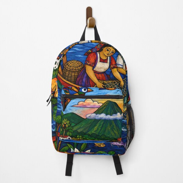 Item preview, El Salvador Fishing Village – Colorful Salvadoran Folk Art & Heritage designed and sold by GutyzDesignsES.