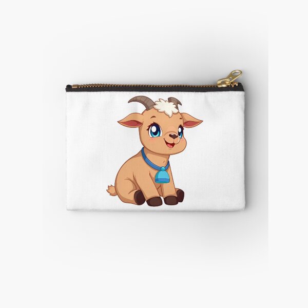 Item preview, Cute kawaii brown goat with a bell 01 designed and sold by ChameleonStars.