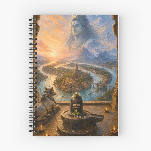 Item preview, 12 Forms Of Jyotirlinga - Omkareshwar Jyotirlinga with Mahadev – Sacred Narmada Island Devotional Art designed and sold by Homyar.