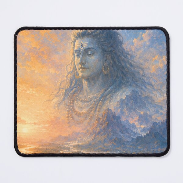 Item preview, 12 Forms Of Jyotirlinga - Omkareshwar Jyotirlinga with Mahadev – Sacred Narmada Island Devotional Art designed and sold by Homyar.