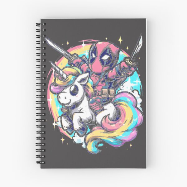 Item preview, Deadpool Riding Colorful Unicorn Chibi LIMITED EDITION designed and sold by NewVision-Shop.