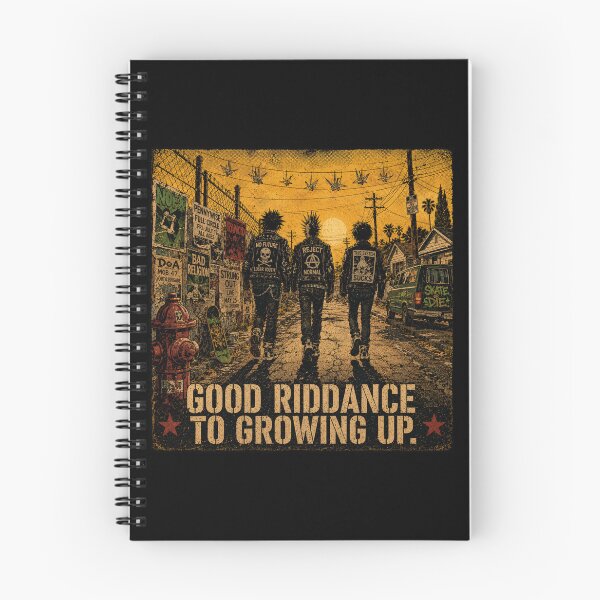 Item preview, Good Riddance to Growing Up Green Nostalgia | Day Punk Rock Fan Art Poster designed and sold by Fanverse Merchandise.