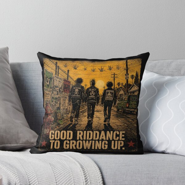 Item preview, Good Riddance to Growing Up Green Nostalgia | Day Punk Rock Fan Art Poster designed and sold by Fanverse Merchandise.