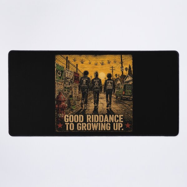 Item preview, Good Riddance to Growing Up Green Nostalgia | Day Punk Rock Fan Art Poster designed and sold by Fanverse Merchandise.