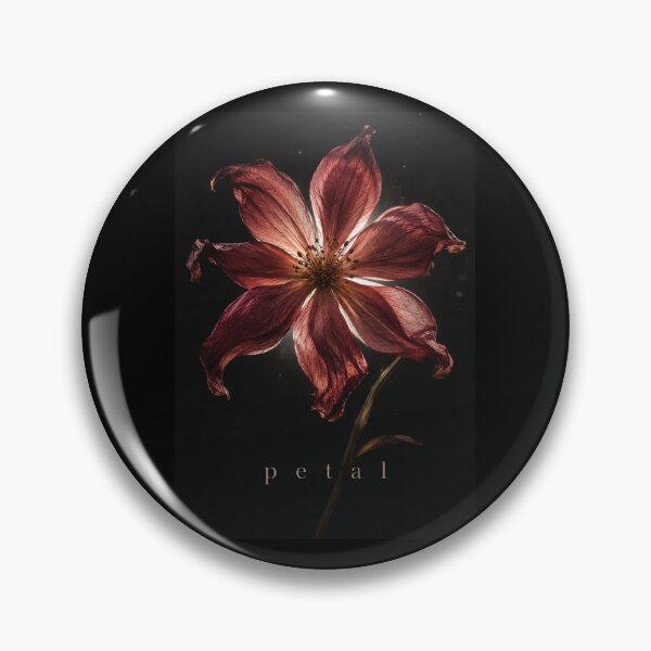 Item preview, Petal Dark Grande Botanical Fan Art Print | AG8 Era Ariana Aesthetic Poster designed and sold by Fanverse Merchandise.