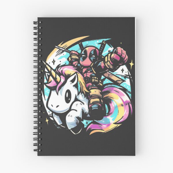 Item preview, Deadpool Riding Colorful Unicorn Chibi PERFECT GIFT FOR YOU AND FRIENDS designed and sold by NewVision-Shop.