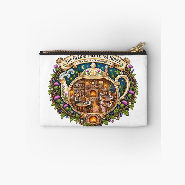 Item preview, Deer & Thistle Tea House | Enchanted Woodland Deer Tea Party designed and sold by MrDev.