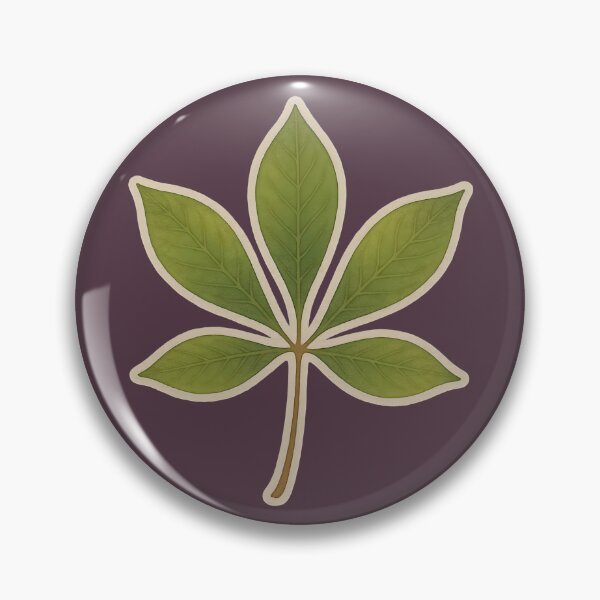 Item preview, Watercolor Botanical Leaves Nature Inspired Collection: Buckeye designed and sold by PinUpPizzazz.