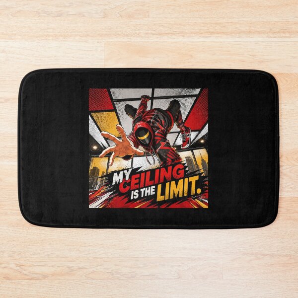 Item preview, My Ceiling Is The Limit Spider Hero Meme Art | Miles Morales Fan Graphic Tee designed and sold by Fanverse Merchandise.