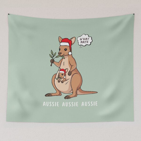 Artikelvorschau, Aussie Aussie Aussie Frohe Weihnachten Faith sieht gut aus entworfen und verkauft von FaithLooksGood.