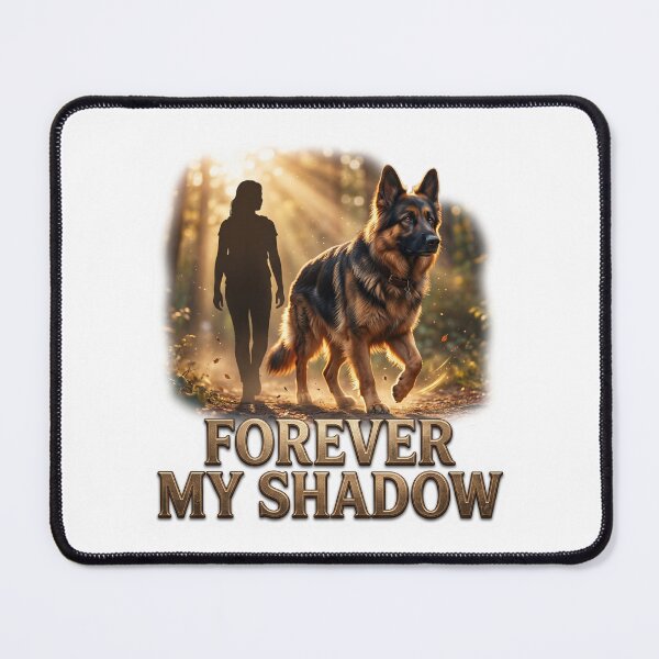 Item preview, Forever My Shadow German Shepherd Art designed and sold by pradeepvisuals.