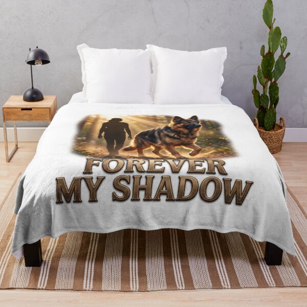 Item preview, Forever My Shadow German Shepherd Art designed and sold by pradeepvisuals.